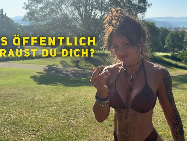 Natursekt öffentlich! Traust du dich?!