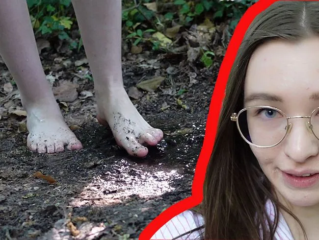 FußFetisch! In die Pfütze springen wie früher!