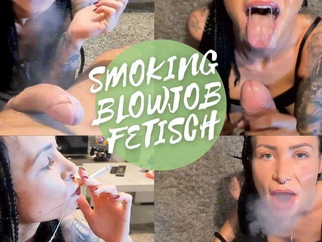 Mein 1. Smoking Blowjob Clip - Userwunsch!  Die Smoking Schwanzlutscherin