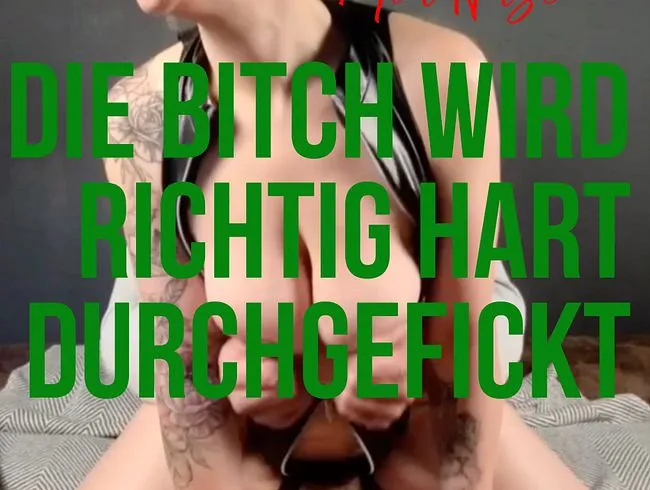 Die Bitch wird auf der Couch so richtig hart durchgefickt?