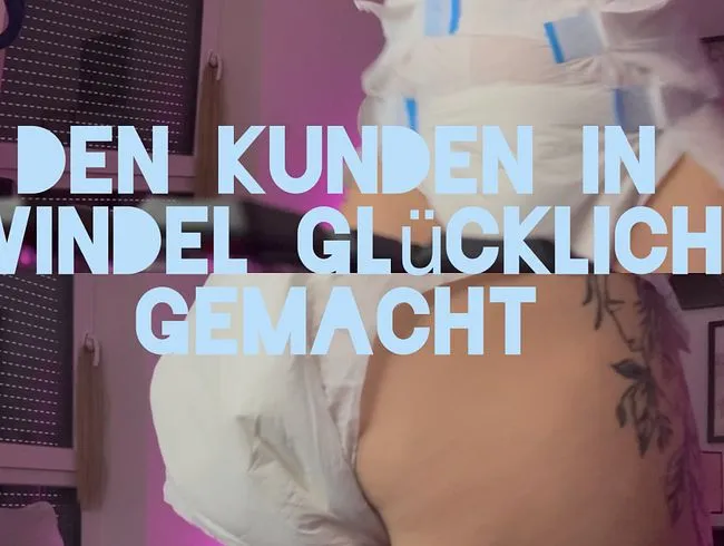 Den Kunden in Windel glücklich gemacht